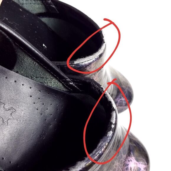 Dansko Pro XP 2.0 Professional Iridescent Lighting Swirl Clogs Size 37 or 6.5-7 - Picture 5 of 7